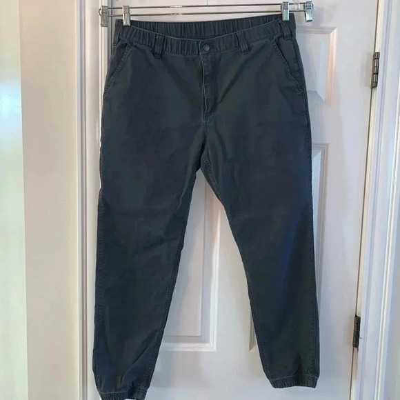 Carhartt Men's 38 (Fits 36) Flex Relaxed Fit Canvas Jogger Pants Gray (Shadow) - Picture 4 of 11